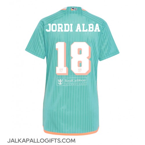 Inter Miami Jordi Alba #18 Kolmaspaita Naiset 2024-25 Lyhythihainen